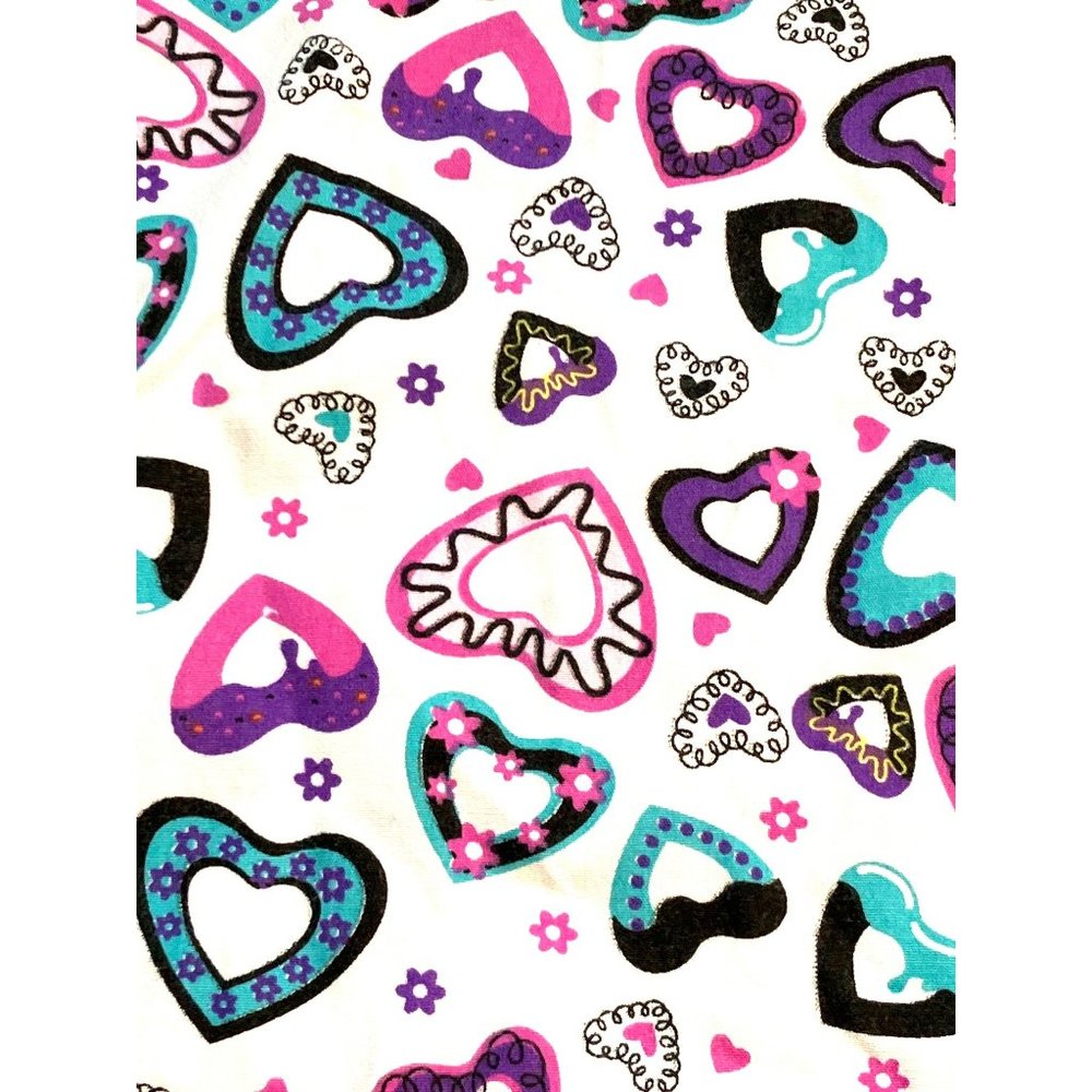 Green Town Nurse Scrub Top  Hearts Valentines